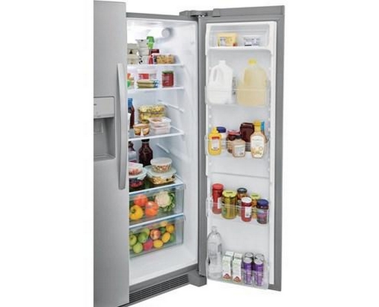 Réfrigérateur côte-à-côte amovible de 36 po., 25,6 pi³ avec système distributeur d'eau et de glaçons Frigidaire - FRSS2623AS