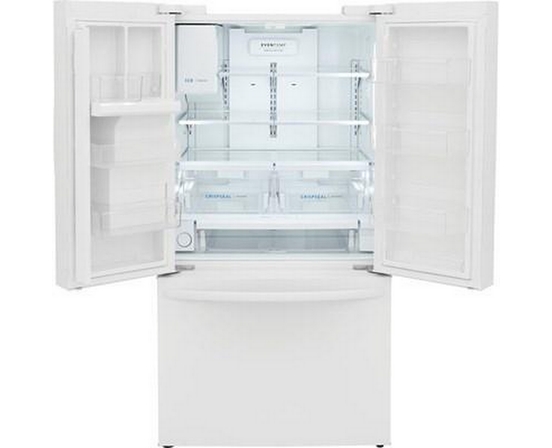 Réfrigérateur trois portes avec porte à deux battants de 36 po, 27.8 pi³ avec distributeur Frigidaire - FRFS2823AW