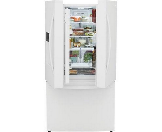 Réfrigérateur trois portes avec porte à deux battants de 36 po, 27.8 pi³ avec distributeur Frigidaire - FRFS2823AW