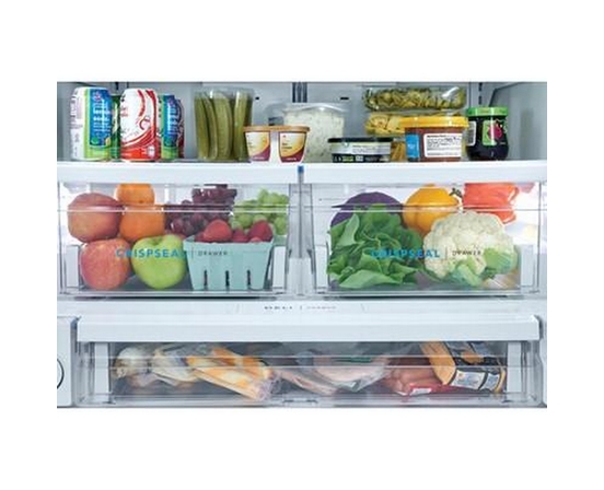 Réfrigérateur trois portes avec porte à deux battants de 36 po, 27.8 pi³ avec distributeur Frigidaire - FRFS2823AW