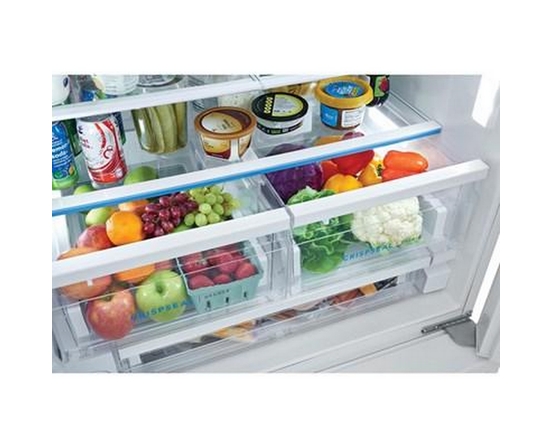 Réfrigérateur trois portes avec porte à deux battants de 36 po, 27.8 pi³ avec distributeur Frigidaire - FRFS2823AW