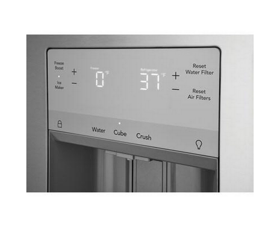 Réfrigérateur trois portes avec porte à deux battants de 36 po, 27.8 pi³ avec distributeur Frigidaire - FRFS2823AS