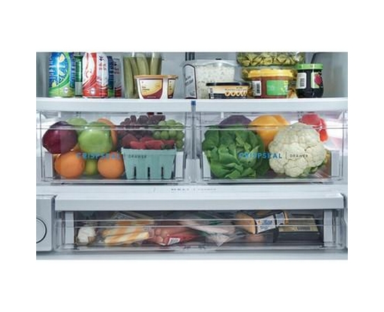 Réfrigérateur trois portes avec porte à deux battants de 36 po, 27.8 pi³ avec distributeur Frigidaire - FRFS2823AS