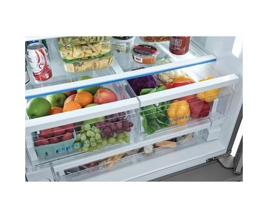Réfrigérateur trois portes avec porte à deux battants de 36 po, 27.8 pi³ avec distributeur Frigidaire - FRFS2823AS