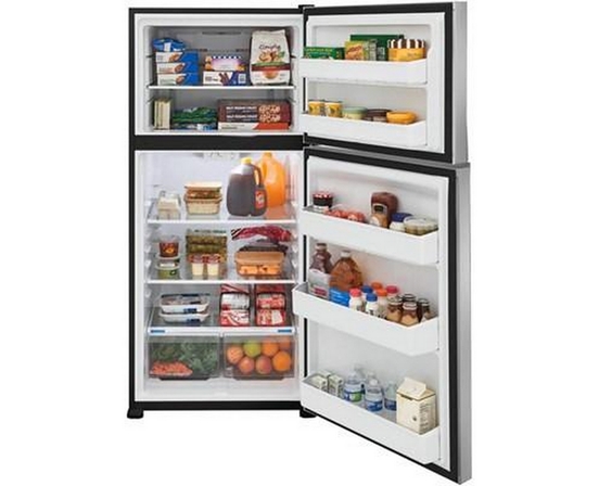 Réfrigérateur à congélateur supérieur amovible de 30 po, 20 pi³. avec système de refroidissement EvenTemp™ Frigidaire - FFHT2022AS