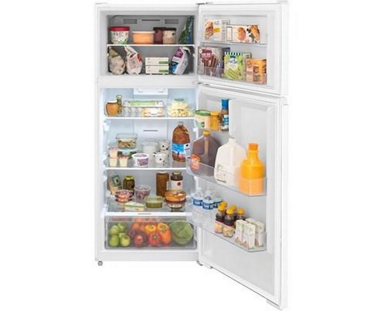 Réfrigérateur à congélateur supérieur autonome de 27 9/16 po, 16 pi³. Frigidaire - FRTE1622AW
