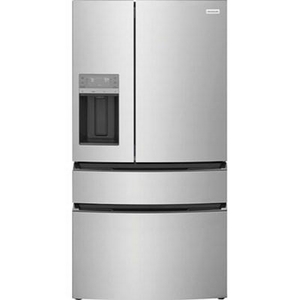 Réfrigérateur quatre portes avec porte à deux battants de 36 po, 26,3 pi³. avec machine à glaçons et eau externe Frigidaire - FRMS2733AV