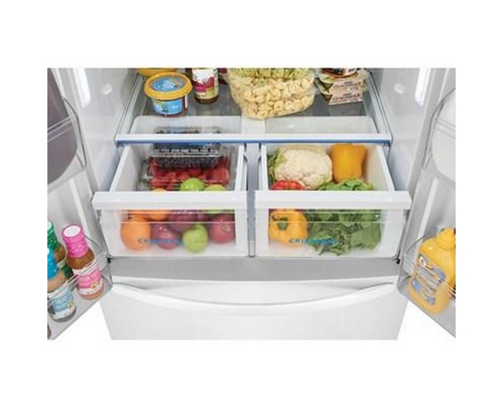 Réfrigérateur trois portes avec porte à deux battants à profondeur de comptoir de 17,6 pi³ Frigidaire - FRFG1723AW