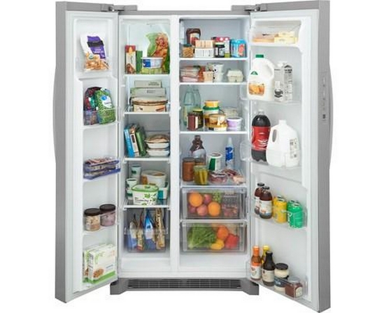 Réfrigérateur côte-à-côte à profondeur standard de 36 po, 26 pi³. Frigidaire - FRSN2610AF