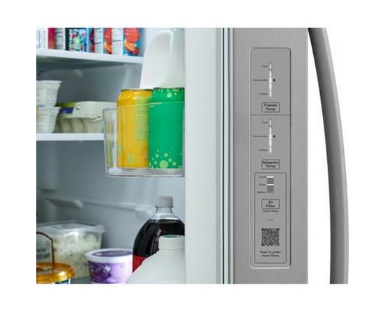 Réfrigérateur côte-à-côte à profondeur standard de 36 po, 26 pi³. Frigidaire - FRSN2610AF