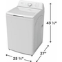 Laveuse à chargement par le haut de 4,1 pi³ Frigidaire - FLVW7000AW