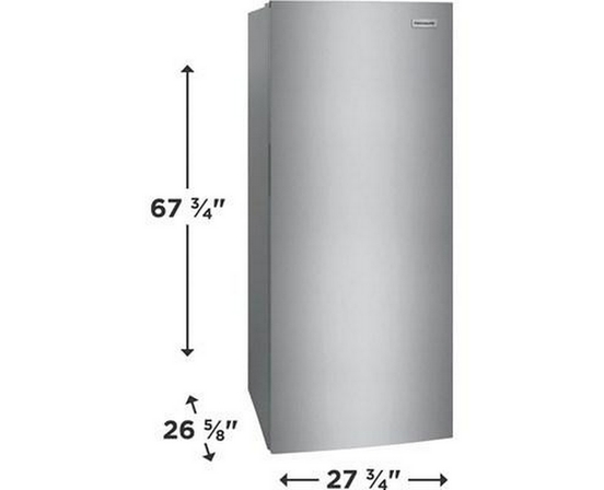 Congélateur vertical de 16 pi³. Frigidaire - FFUE1626AV