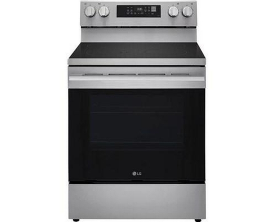 Cuisinière électrique intelligente de 30 po avec fonction Air Fry LG - LREN6323YE