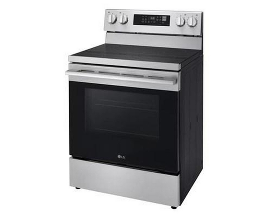 Cuisinière électrique intelligente de 30 po avec fonction Air Fry LG - LREN6323YE