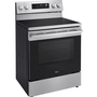 Cuisinière électrique intelligente de 30 po avec fonction Air Fry LG - LREN6323YE