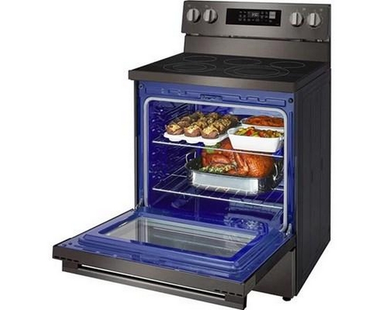 Cuisinière électrique intelligente de 30 po avec fonction Air Fry LG - LREN6323ZE