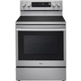 Cuisinière électrique intelligente de 30 po avec fonction Air Fry LG - LREN6325XE