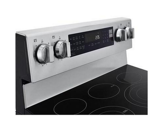 Cuisinière électrique intelligente de 30 po avec fonction Air Fry LG - LREN6325XE