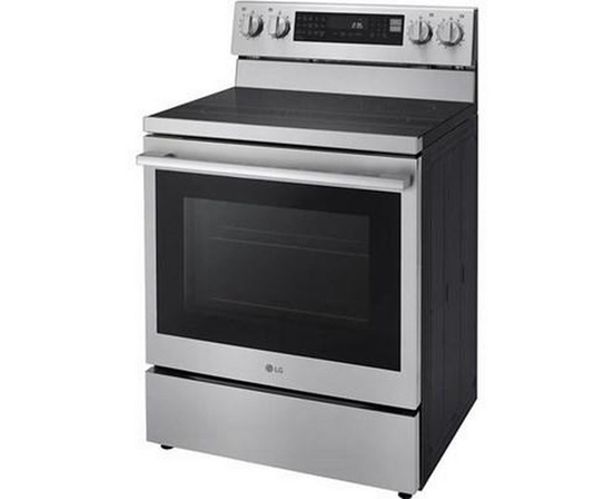 Cuisinière électrique intelligente de 30 po avec fonction Air Fry LG - LREN6325XE