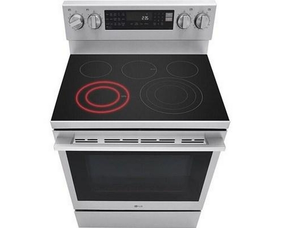 Cuisinière électrique intelligente de 30 po avec fonction Air Fry LG - LREN6325XE