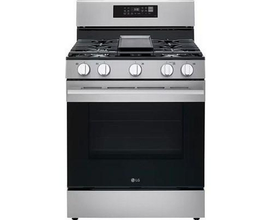 Cuisinière à gaz intelligente de 30 po avec fonction Air Fry LG - LRGN6323Y