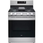 Cuisinière à gaz intelligente de 30 po avec fonction Air Fry LG - LRGN6323Y