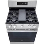 Cuisinière à gaz intelligente de 30 po avec fonction Air Fry LG - LRGN6323Y