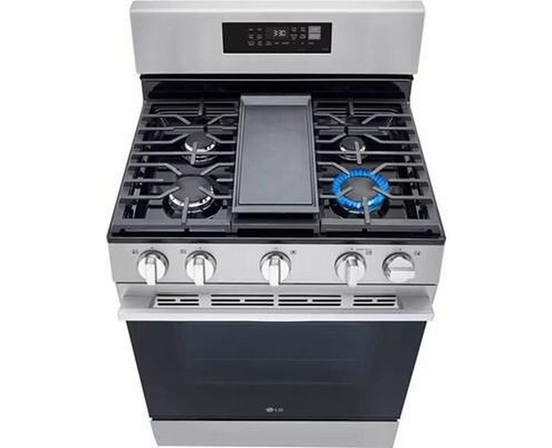 Cuisinière à gaz intelligente de 30 po avec fonction Air Fry LG - LRGN6323Y