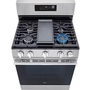 Cuisinière à gaz intelligente de 30 po avec fonction Air Fry LG - LRGN6323Y