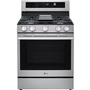 Cuisinière à gaz intelligente de 30 po avec fonction Air Fry LG - LRGN6325X