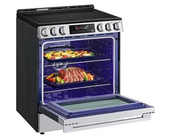 Cuisinière électrique encastrable intelligente de 30 po avec fonction Air Fry LG - LSEL6333XE