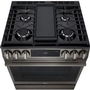 Cuisinière encastrée à gaz de 30 po avec Air Fry LG - LSGL6335Z