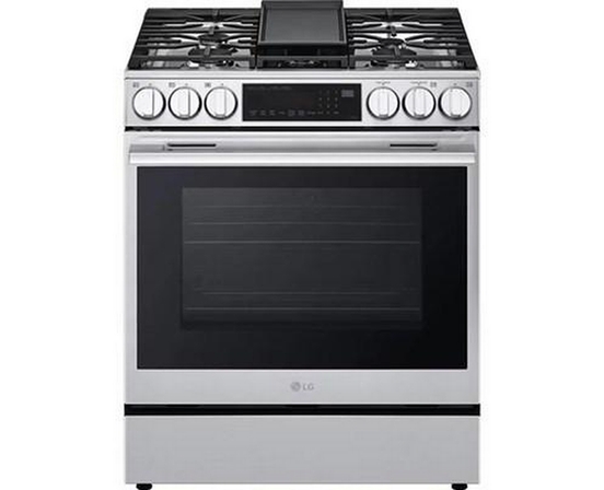 Cuisinière encastrée à gaz de 30 po avec Air Fry LG - LSGL6335X