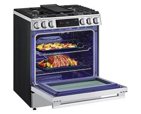 Cuisinière encastrée à gaz de 30 po avec Air Fry LG - LSGL6335X