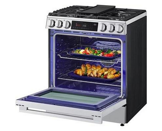 Cuisinière encastrée à gaz de 30 po avec Air Fry LG - LSGL6335X