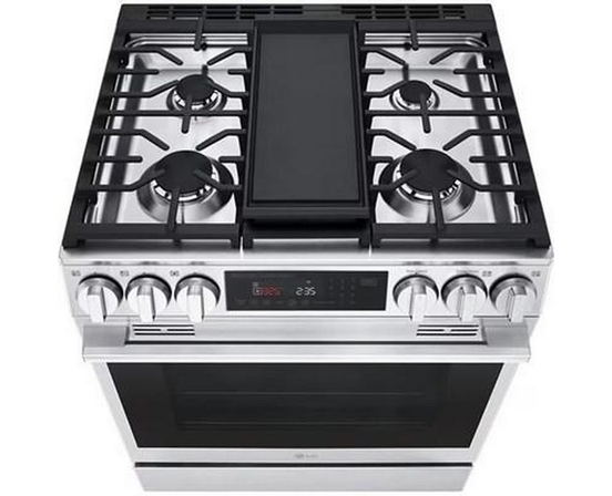 Cuisinière encastrée à gaz de 30 po avec Air Fry LG - LSGL6335X