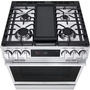 Cuisinière encastrée à gaz de 30 po avec Air Fry LG - LSGL6335X