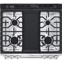 Cuisinière encastrée à gaz de 30 po avec Air Fry LG - LSGL6335X