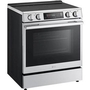 Cuisinière à induction intelligente encastrable de 6,3 pi³ avec convection ProBake® et fonction Air Fry LG - LSIL6334XE