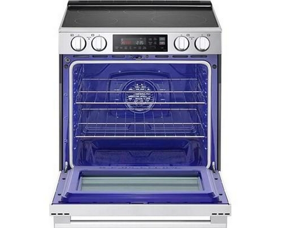 Cuisinière à induction intelligente encastrable de 6,3 pi³ avec convection ProBake® et fonction Air Fry LG - LSIL6334XE