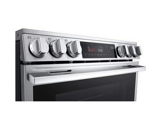 Cuisinière à induction intelligente encastrable de 6,3 pi³ avec convection ProBake® et InstaView® LG - LSIL6336XE