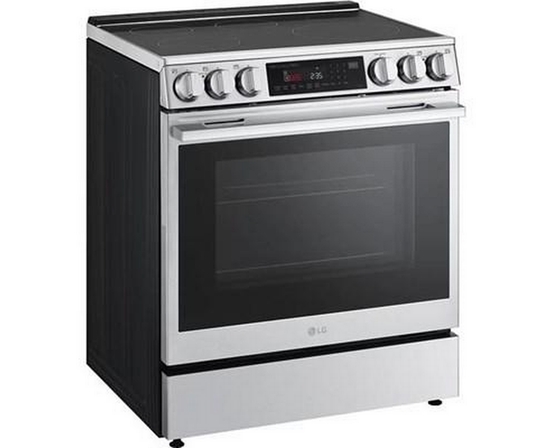 Cuisinière à induction intelligente encastrable de 6,3 pi³ avec convection ProBake® et InstaView® LG - LSIL6336XE