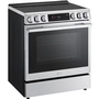 Cuisinière à induction intelligente encastrable de 6,3 pi³ avec convection ProBake® et InstaView® LG - LSIL6336XE