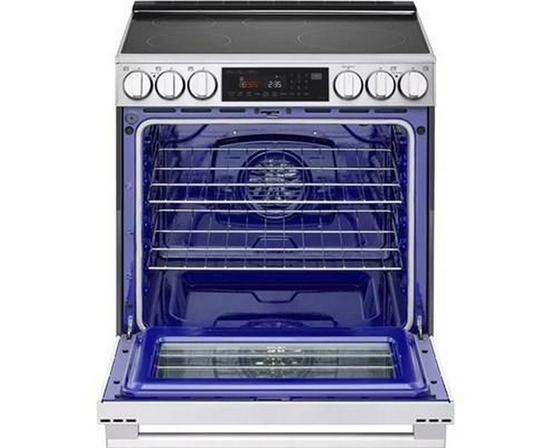 Cuisinière à induction intelligente encastrable de 6,3 pi³ avec convection ProBake® et InstaView® LG - LSIL6336XE