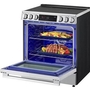 Cuisinière à induction intelligente encastrable de 6,3 pi³ avec convection ProBake® et InstaView® LG - LSIL6336XE