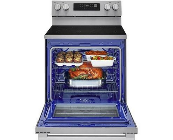 Cuisinière électrique de 30 po, 6,3 pi³, avec convection ProBake et système EasyClean® LG - LREN6321YE