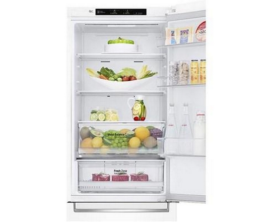 Réfrigérateur à congélateur inférieur à profondeur de comptoir de 24 po, 12 pi³ avec système Multi-Air Flow LG - LBNC12231W