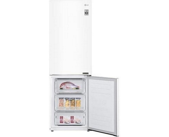 Réfrigérateur à congélateur inférieur à profondeur de comptoir de 24 po, 12 pi³ avec système Multi-Air Flow LG - LBNC12231W