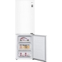 Réfrigérateur à congélateur inférieur à profondeur de comptoir de 24 po, 12 pi³ avec système Multi-Air Flow LG - LBNC12231W