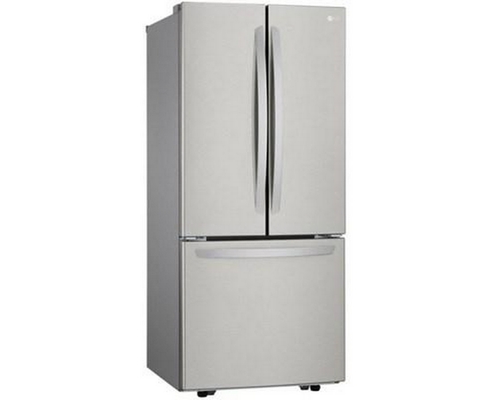 Réfrigérateur trois portes avec porte à deux battants amovible de 30 po., 21,8 pi³ avec technologie SmartDiagnosis™ LG - LRFNS2200S